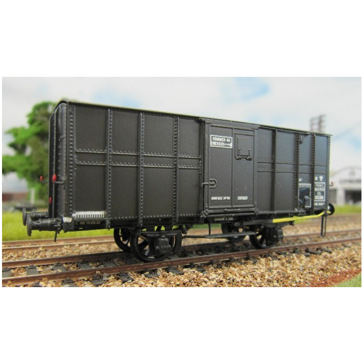 K240  Wagon couvert 20t WD Nord métallique