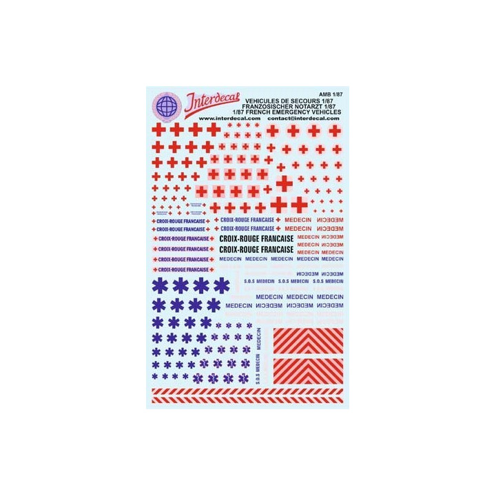 Decalcs vehicules de secours 1