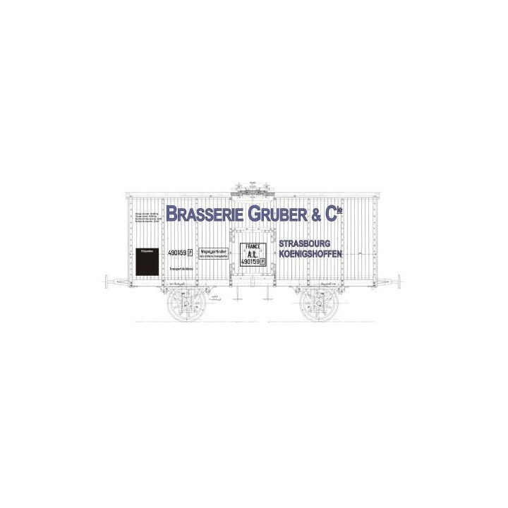 K255 Wagon à bière type EL/AL sans vigie