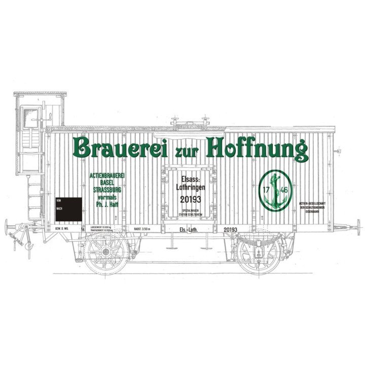 K256 - Wagon à bière type EL/AL à vigie