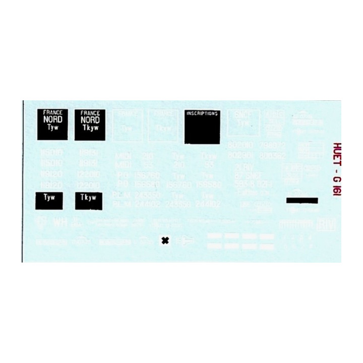 D939 - Déco pour tombereau TP Fleischmann