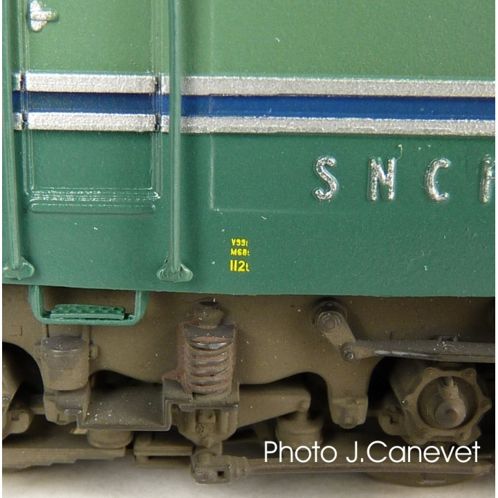 Decalcomanies masses locos SNCF jaune