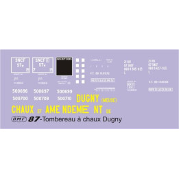 D941 - déco tombereau "Chaux de Dugny"
