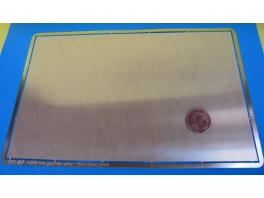 A256 plaque tole antiderapante gaufree format 160x100