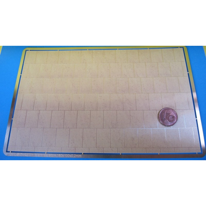 A257 plaque tole antiderapante larmee format 160x100
