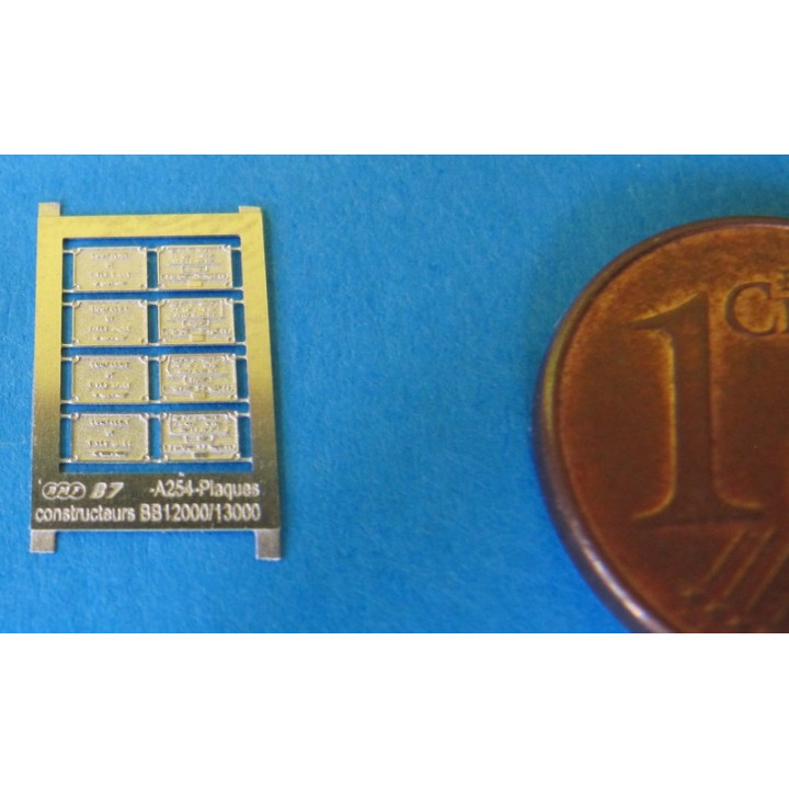 A254 Plaques constructeur BB12000