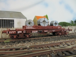 K257 Plat transport de tole en rouleaux