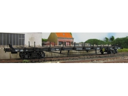 K232  Wagon plat à ranchers à bogies OCEM