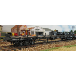 K233 Wagon plat à ranchers à bogies OCEM