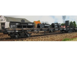 K234    Wagon plat à ranchers à bogies OCEM