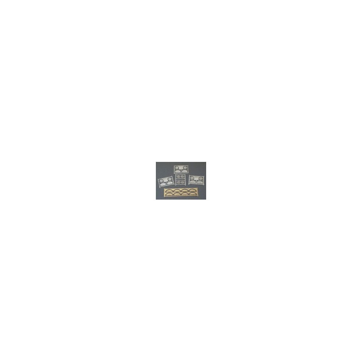 1 jeu de 2 plaques d'immatriculation pour BB71000