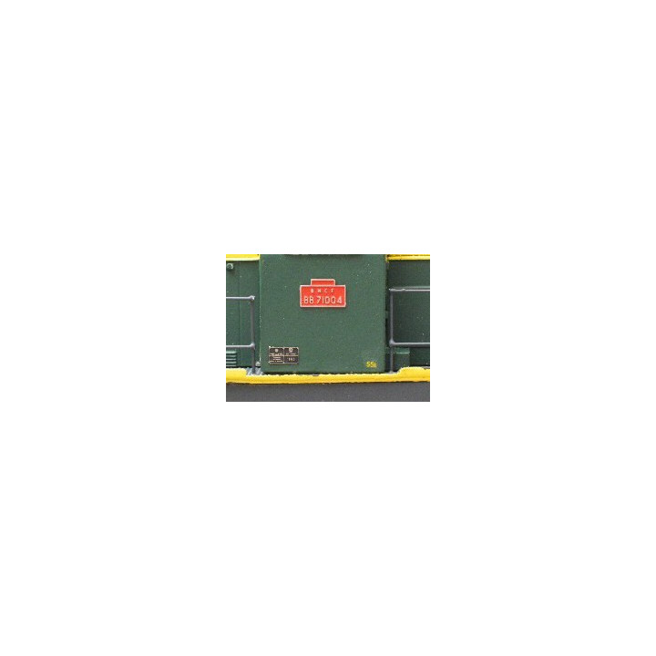2 plaques constructeur pour BB71000