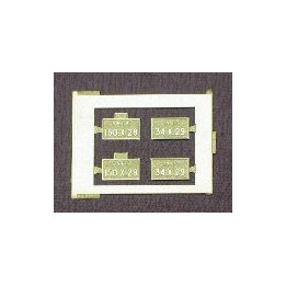 1 jeu de plaques pour 150X5-7-29-35-146-173-192-213