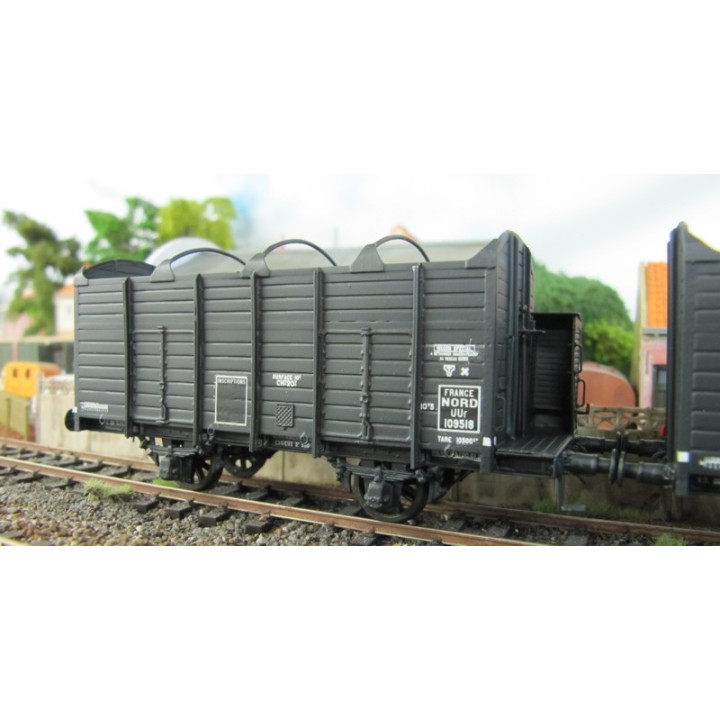 K258 Tombereau à coke en bois à guérite Nord