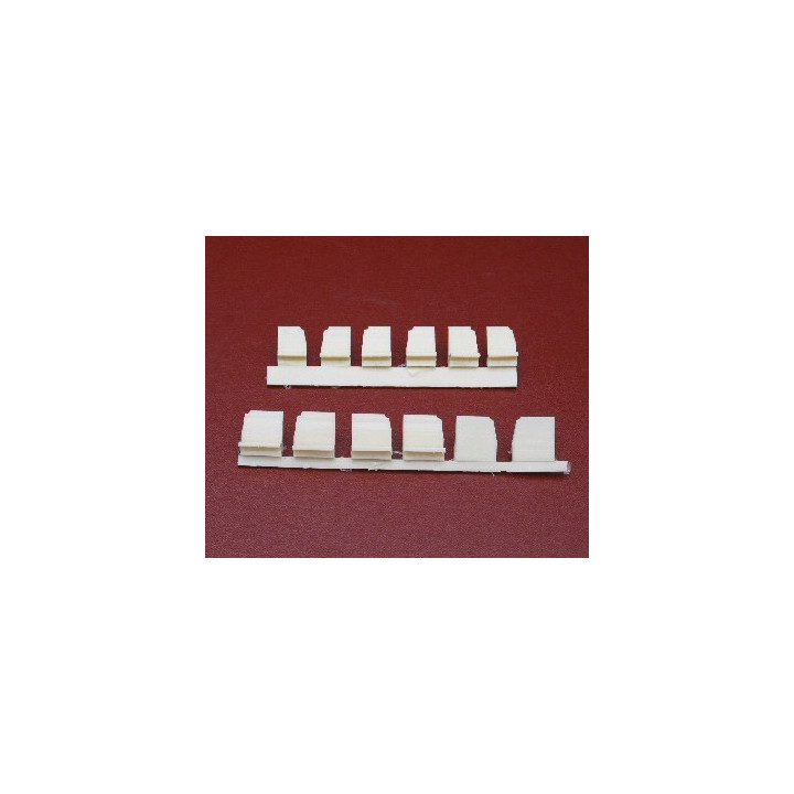 Banquettes unifiés pour autorails et certaines voitures