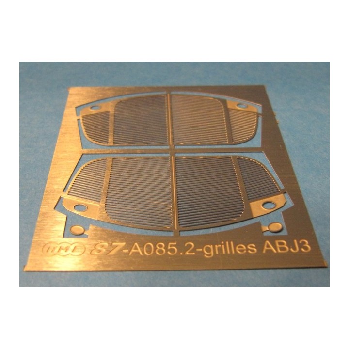 2 calandres photogravées pour ABJ3 Electrotren
