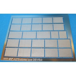 A278 stores photogravés type DEV