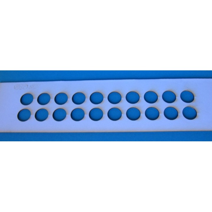R912 pochoir pour roues de 12mm