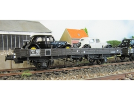 K269 wagon plat à ridelles en bois de 10m Nord/SNCF