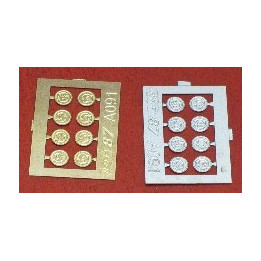 8 Macarons SNCF maillechort