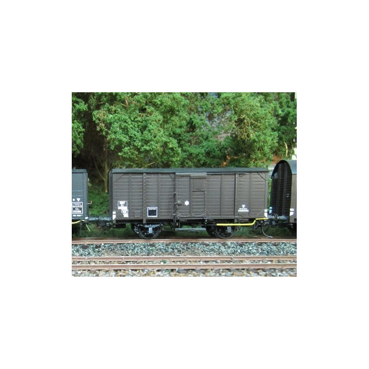 K281  Wagon couvert 20t Nord bois