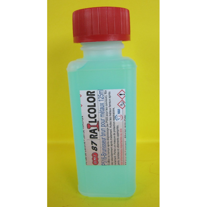 P516 Brunisseur brun pour métaux cuivreux et acier