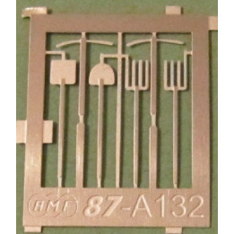 Outils de chantier photogravés