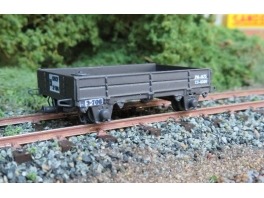K284 2 wagonnets de draisine à ridelles en bois