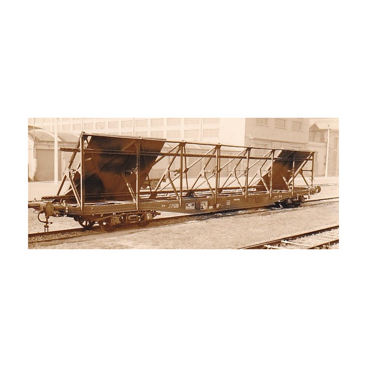 K287 wagon pupitre à bogies PLM