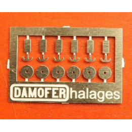Anneaux et crochets de halage pour wagons Damofer