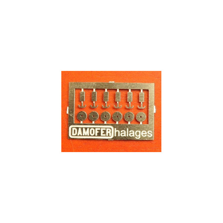 Anneaux et crochets de halage pour wagons Damofer