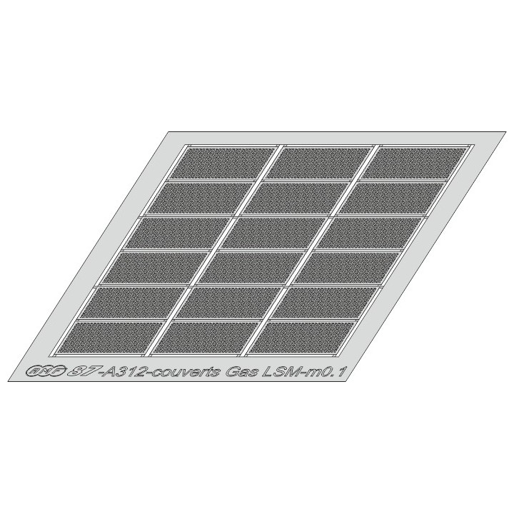 A312 grilles d'aération pour couverts LSM