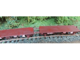 K288 2 wagons plats de raccord "Standard"
