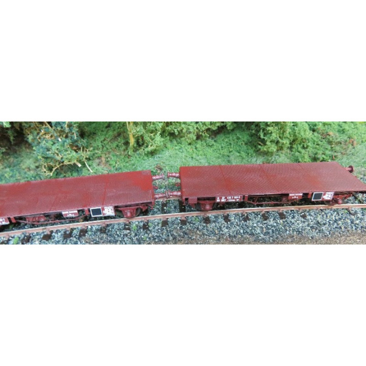 K288 2 wagons plats de raccord "Standard"