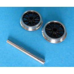 1 essieu de bissel à roues 9 rayons de 10,5mm