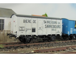Lot de 5 wagons à bière SNCF