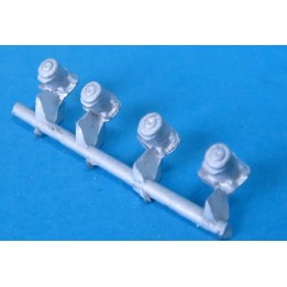 A159E 4 boites d'essieux SKF métal blanc