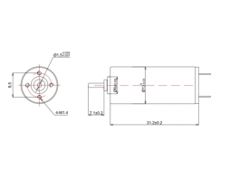 Moteur RSF 13x31 12V