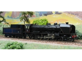 E125 kit 3-231D et F 1-231B tender 22C Etat, Est et SNCF