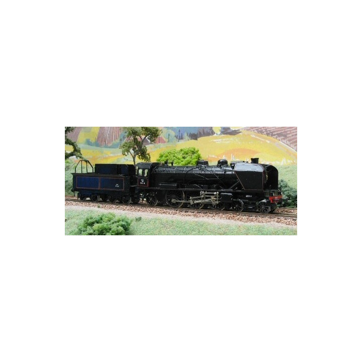E125 kit 3-231D et F 1-231B tender 22C Etat, Est et SNCF