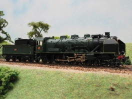 E125 kit 3-231D et F 1-231B tender 22C Etat, Est et SNCF