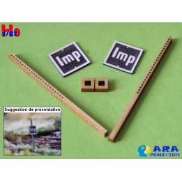 2 plaques Imp Ara