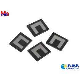 4 plaques GABARIT Ara