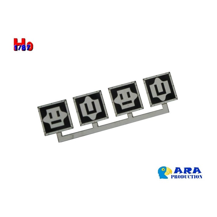 2x2 plaques coupez courant Ara