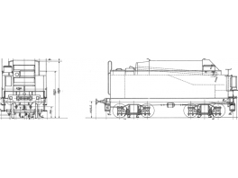 E106T tender 24A type Pershing modifié SNCF