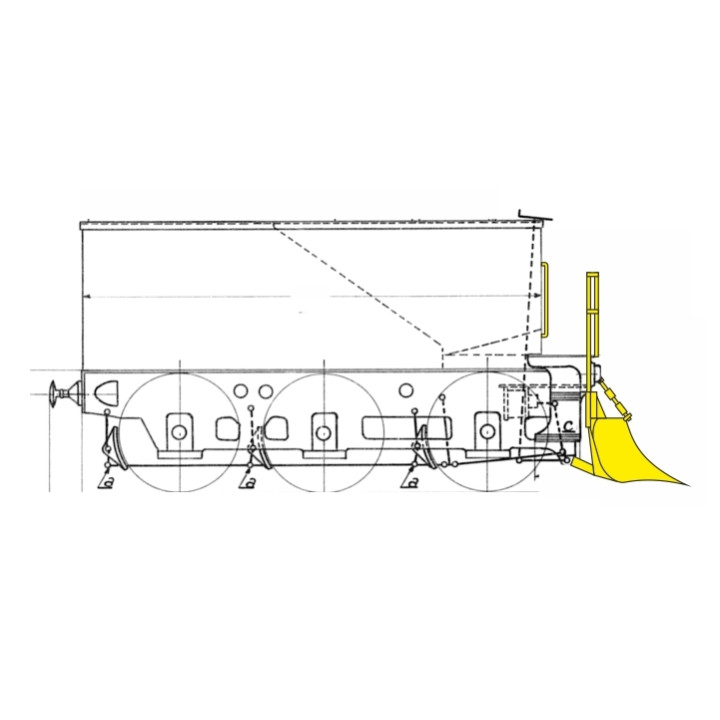 K296 kit chasse neige type "Lens" ex tender 17A SNCF