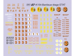 K154 Banlieue Etat à étages (tous types)