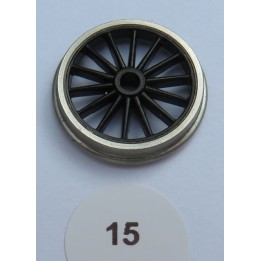 1 essieu de bissel à roues 14 rayons de 15mm