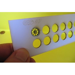 R912 pochoir pour roues de 12mm