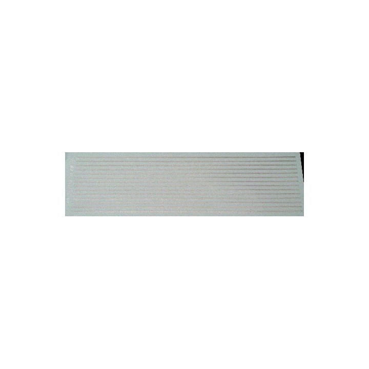 Bandes 1mm couleur argent 